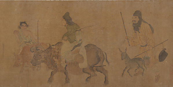 明/清　佚名　趙孟頫(僞款)　西成歸樂圖　卷|Happy Return from the West