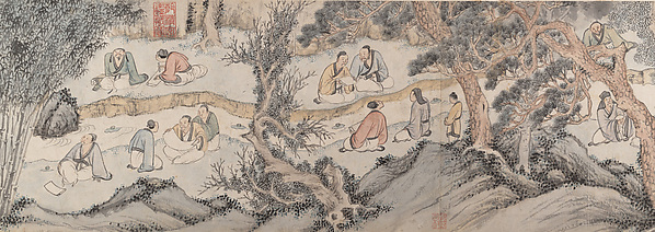 明  錢榖   蘭亭修禊圖  卷|Gathering at the Orchid Pavilion