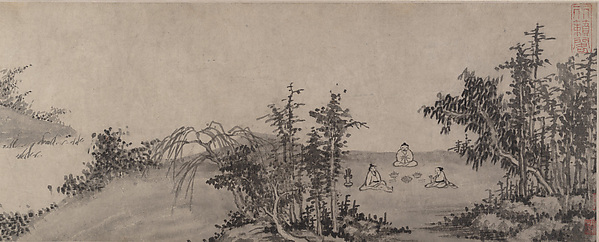 明  姚綬  文飲圖  卷|Drinking and Composing Poetry