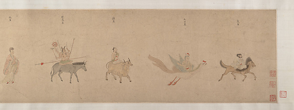 明  傳仇英  五星二十八宿神形圖  卷|Divinities of the Planets and Constellations