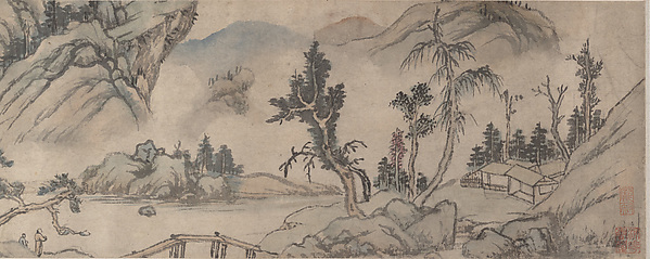 明  莫是龍 書畫  卷|Landscape