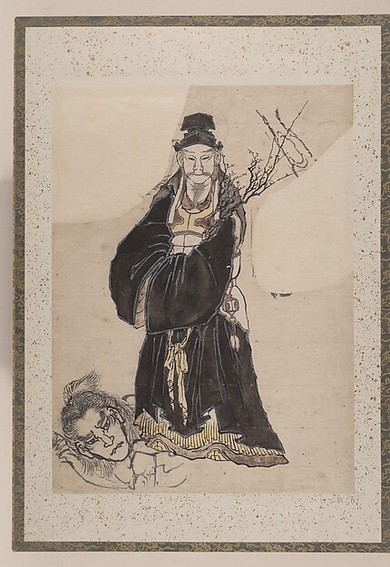葛飾北斎筆 鶏と木材鶏図|Album of Sketches by Katsushika Hokusai and His Disciples