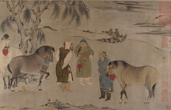 南宋/元　佚名　六馬圖　卷|Six Horses