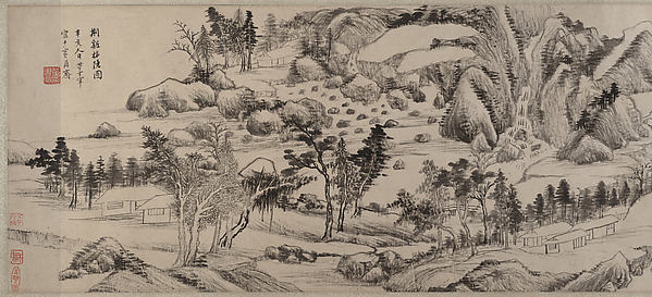 明  董其昌  荊谿招隱圖  卷|Invitation to Reclusion at Jingxi