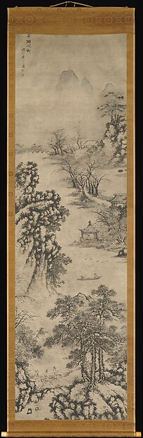 明      謝時臣      四時佳興圖      軸 四幅|Landscapes of the Four Seasons