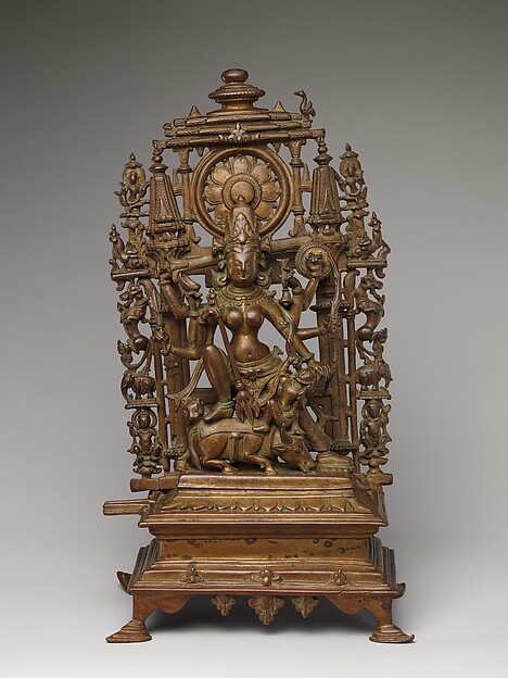 The Goddess Durga Slaying the Demon Buffalo Mahisha, 12th century