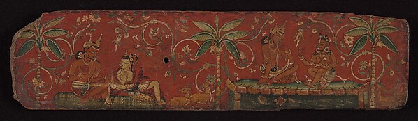 Book cover illustrated with scenes from Kalidasa’s Shakuntala