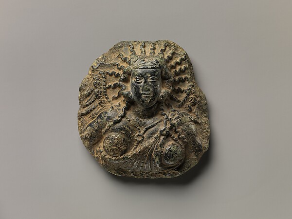 Roundel with a Winged Female Deity, 1st–2nd century