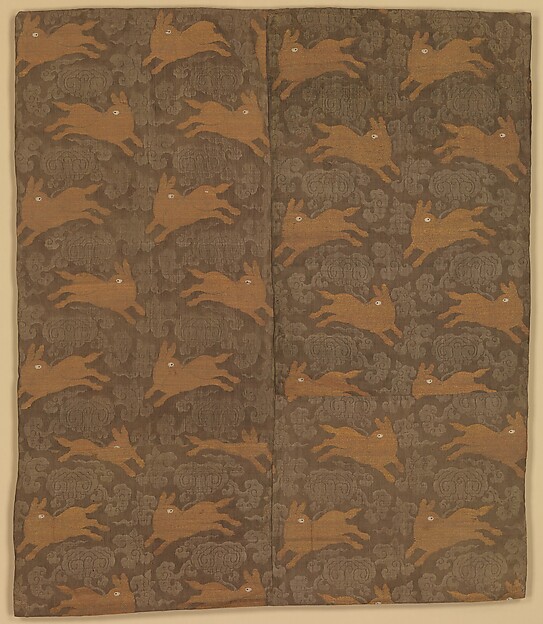 Panel with Rabbits amid Clouds by an unrecorded maker, The Metropolitan Museum of Art