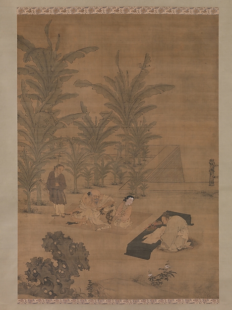 明     杜堇     伏生授經圖   軸|The Scholar Fu Sheng Transmitting the Book of Documents