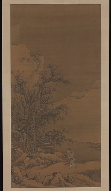 明   戴進   雪歸圖    軸|Returning home through the snow