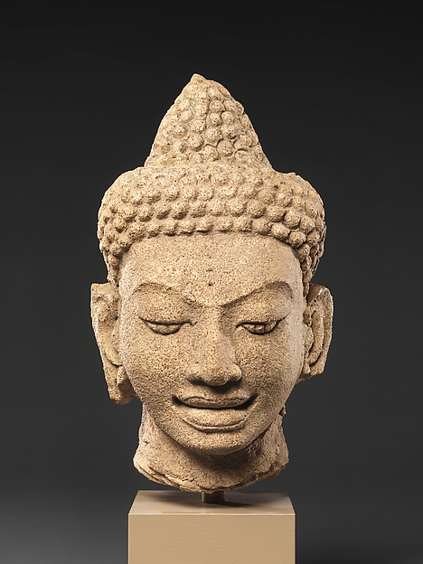 Head of Buddha, 9th century