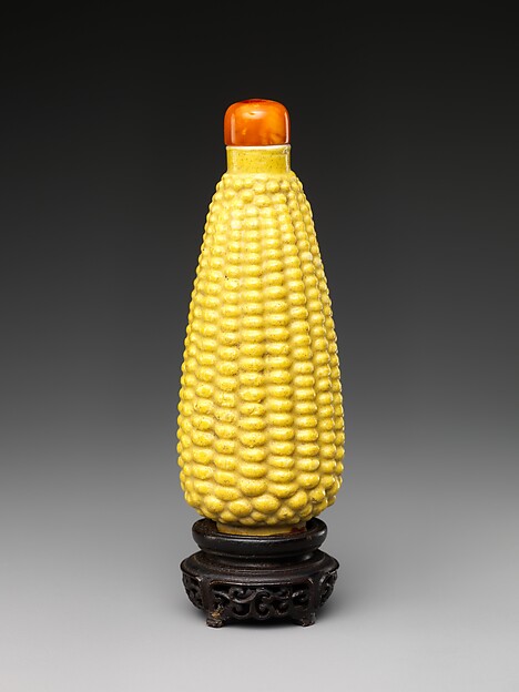 Snuff bottle in the shape of an ear of corn by an unrecorded maker, The Metropolitan Museum of Art