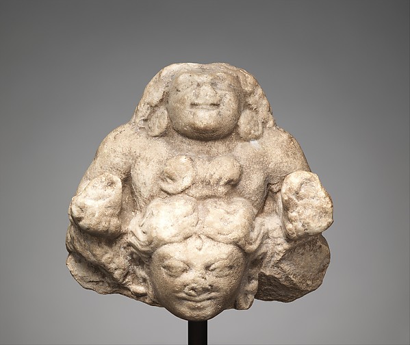 Head of Addorsed Maheshvara by an unrecorded maker, The Metropolitan Museum of Art