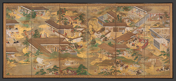 源氏物語図屏風|Fifty-Four Scenes from The Tale of Genji