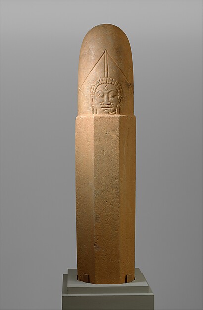 Linga with One Face of Shiva (Ekamukhalinga) by an unrecorded maker, The Metropolitan Museum of Art