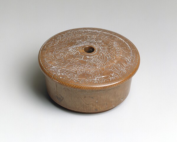 Box Lid with Incised Figural Decoration, ок. III–IV веков