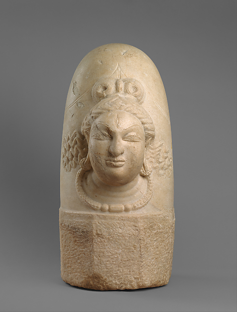 Linga with Face of Shiva (Ekamukhalinga) by an unrecorded maker, The Metropolitan Museum of Art