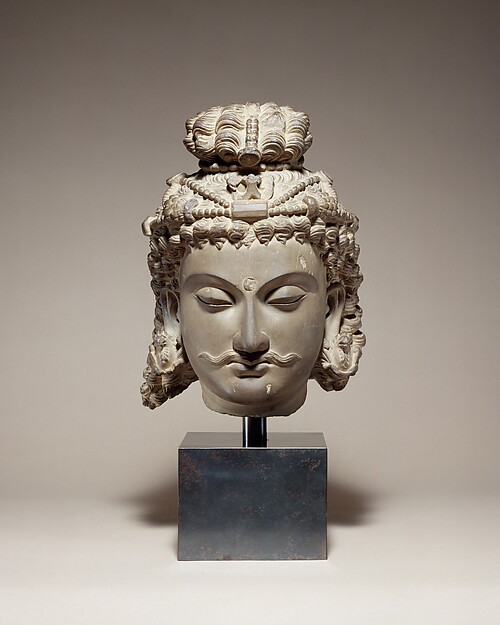 Head of a Bodhisattva by an unrecorded maker, The Metropolitan Museum of Art
