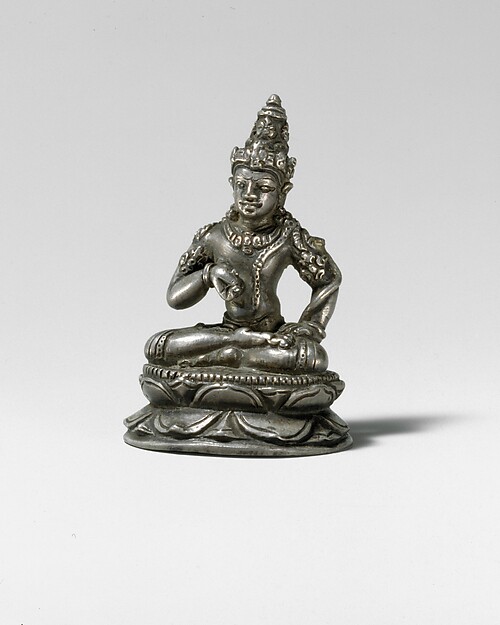 Seated Bodhisattva Vajrapani (?), 9th–10th century