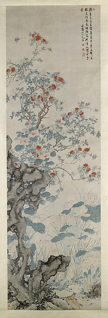 明  陳淳 暑園圖 軸|Summer Garden