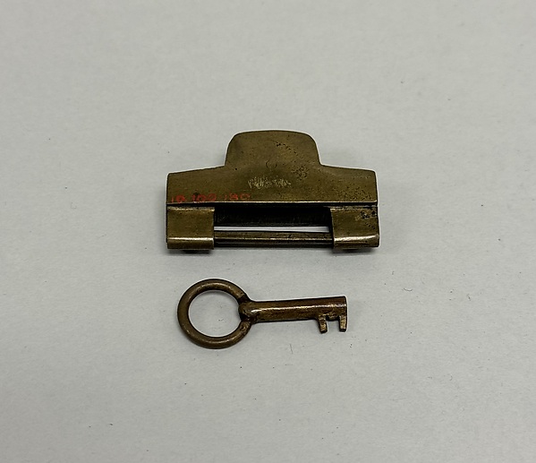 Lock and key by an unrecorded maker, The Metropolitan Museum of Art