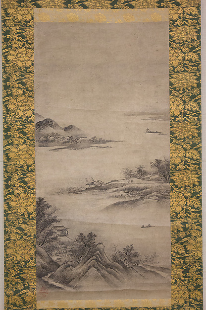 山水図|River Landscape in Evening