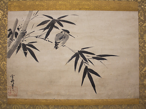 竹に翡翠図|Kingfisher and Bamboo