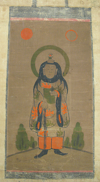 雨宝童子図大津絵|Ōtsu-e of Uhō Dōji