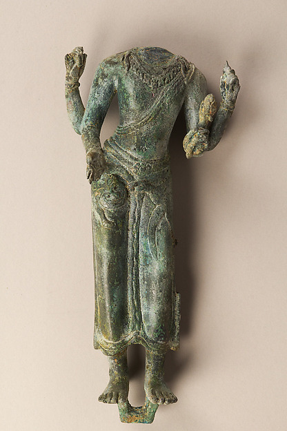 Fragment of a Standing Avalokiteshvara or Shiva by an unrecorded maker, The Metropolitan Museum of Art