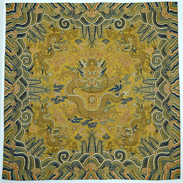 Furniture cover with dragons by an unrecorded maker, The Metropolitan Museum of Art