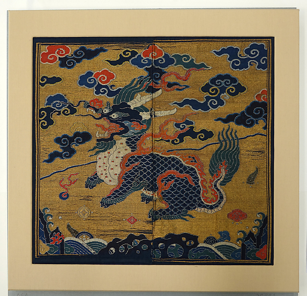 Rank badge with mythical creature Baize by an unrecorded maker, The Metropolitan Museum of Art