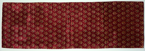 Textile with floral pattern by an unrecorded maker, The Metropolitan Museum of Art