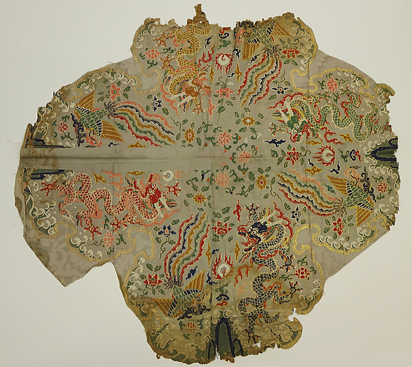 Fragment of a collar with dragon and phoenix by an unrecorded maker, The Metropolitan Museum of Art