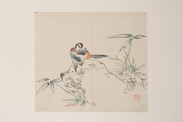 明   十竹齋書畫譜   四開|Leaf from the Ten Bamboo Studio Manual of Painting and Calligraphy