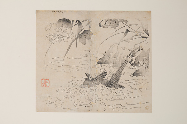 明   十竹齋書畫譜   四開|Leaf from the Ten Bamboo Studio Manual of Painting and Calligraphy