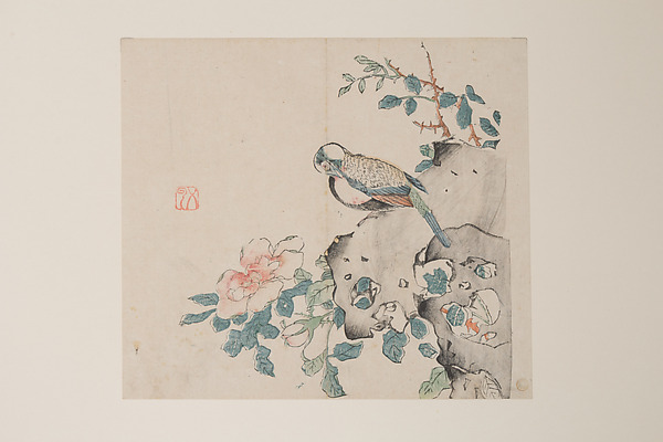 明   十竹齋書畫譜   四開|Leaf from the Ten Bamboo Studio Manual of Painting and Calligraphy