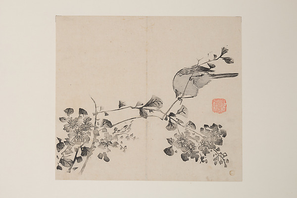 明   十竹齋書畫譜   四開|Leaf from the Ten Bamboo Studio Manual of Painting and Calligraphy