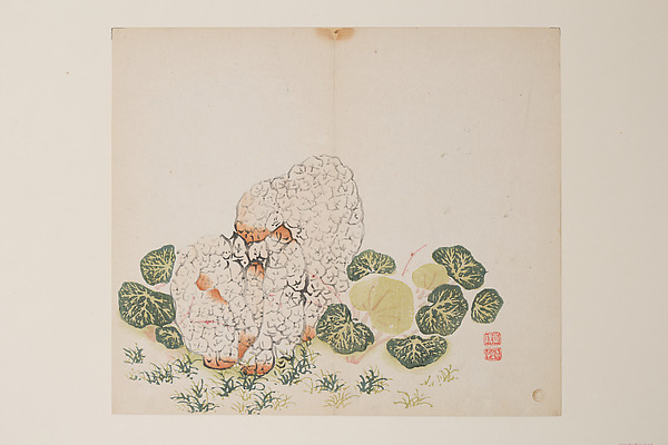 明   十竹齋書畫譜   四開|Leaf from the Ten Bamboo Studio Manual of Painting and Calligraphy