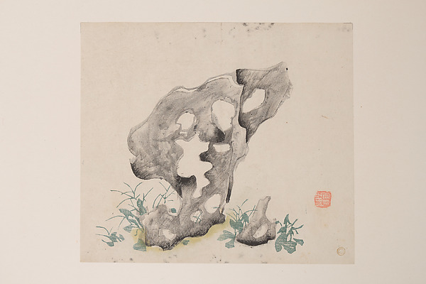 明　胡正言 《十竹齋書畫譜》 四開　木版畫|Page from the Ten Bamboo Studio Manual of Painting and Calligraphy