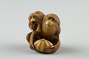 Masamitsu | Netsuke of a Group of Rats Nestled in an Abalone Shell ...