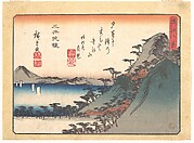 MET-DP122148天保・・広重〈1〉「近江八景」「三井晩鐘」