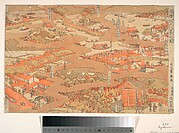 MET-DP136932・・豊春「浮絵江戸八景之図」