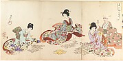 MET-DP149366明治２８・10・周延「千代田の大奥」「かるた」
