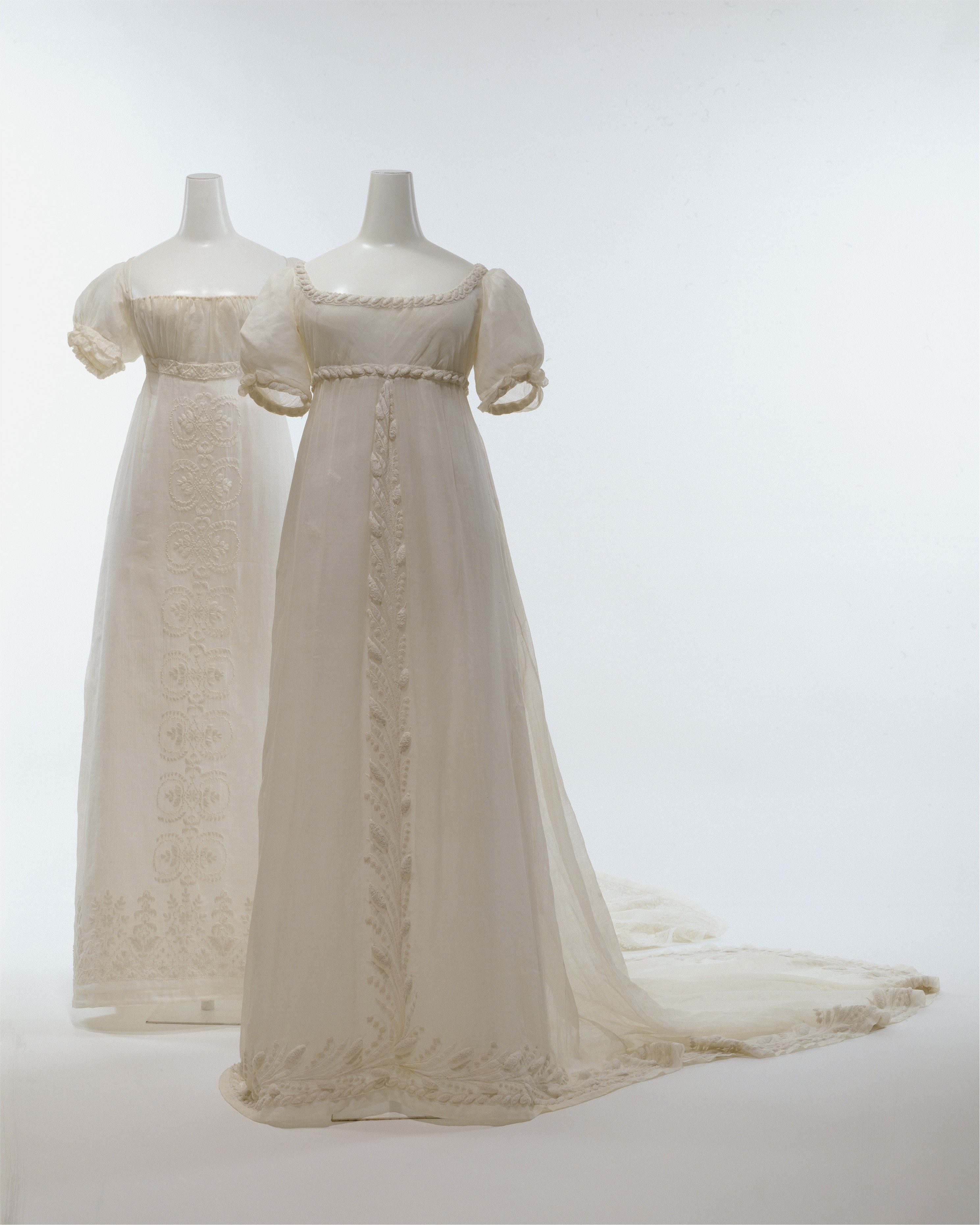 Муслиновые платья 19 века Ампир