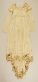 Dress, cotton, silk, French