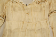 Dress, cotton, silk, French