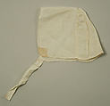 Cap, linen, British