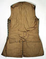 Waistcoat, silk, metallic thread, French
