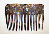 Comb, tortoiseshell, American